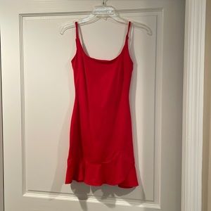 Princess Polly Kiribati Mini Dress, Size 0, red